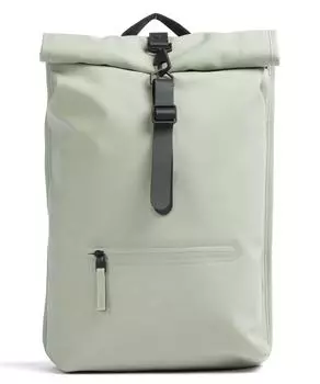 Рюкзак Rolltop полиуретан, полиэстер Rains, зеленый
