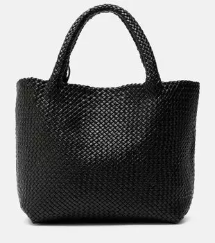 Рюкзак Ruth Medium из плетеной кожи The Row, Black Ang