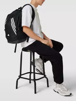 Рюкзак с этикеткой ADIDAS SPORTSWEAR, черный