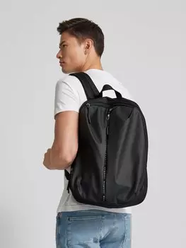 Рюкзак с этикеткой bugatti, черный