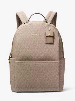 Рюкзак с большим фирменным логотипом Sable Michael Kors, коричневый