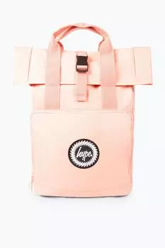 Рюкзак с двумя ручками и складной крышкой Hype, розовый