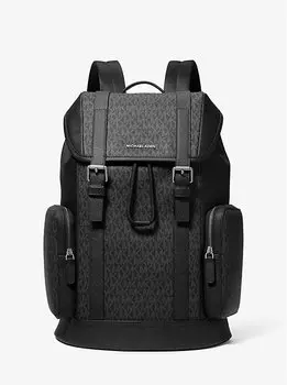 Рюкзак с фирменным логотипом Hudson Michael Kors, черный