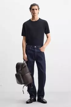 Рюкзак с клапаном ZARA, коричневый