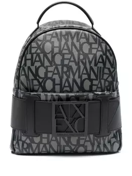Рюкзак с логотипом Armani Exchange, черный