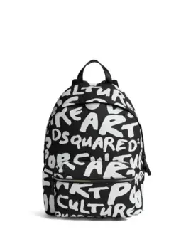 Рюкзак с логотипом DSQUARED2, черный