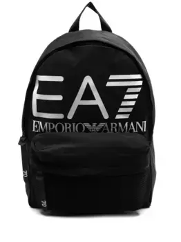 Рюкзак с логотипом Ea7 Emporio Armani, черный