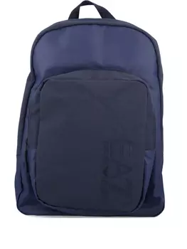 Рюкзак с логотипом Ea7 Emporio Armani, синий