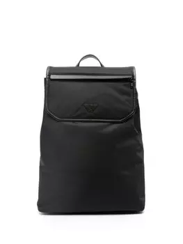 Рюкзак с логотипом Emporio Armani, черный