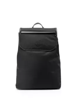 Рюкзак с логотипом EMPORIO ARMANI, черный