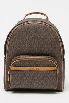 Рюкзак с логотипом и передним карманом Michael Kors Bex, коричневый