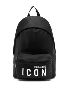 Рюкзак с логотипом Icon DSQUARED2, черный