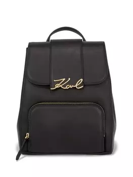 Рюкзак с логотипом Karl Lagerfeld, черный