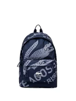 Рюкзак с логотипом Lacoste, синий