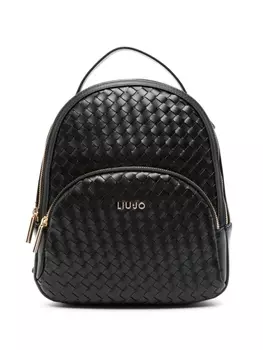 Рюкзак с логотипом LIU JO, черный