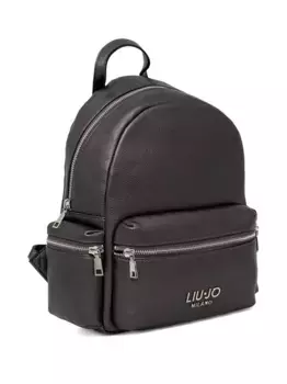 Рюкзак с логотипом LIU JO, черный