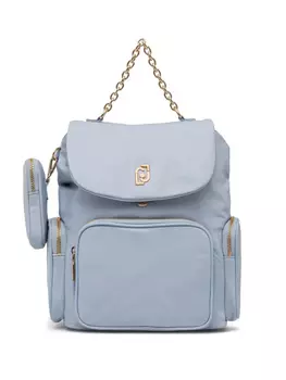 Рюкзак с логотипом LIU JO, синий