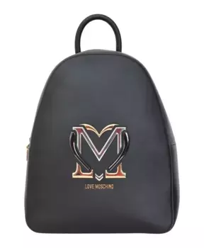 Рюкзак с логотипом Love Moschino, черный