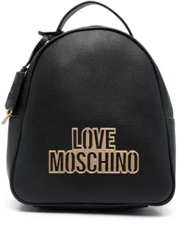 Рюкзак с логотипом Love Moschino, черный