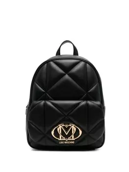 Рюкзак с логотипом Love Moschino, черный