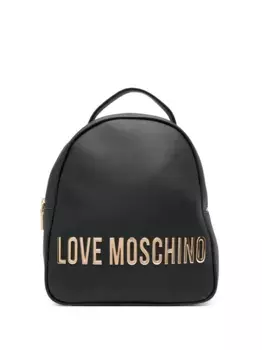 Рюкзак с логотипом Love Moschino, черный