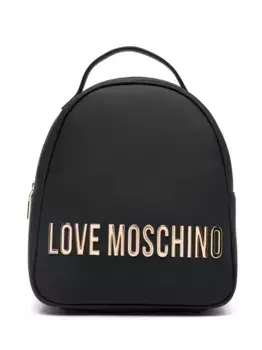 Рюкзак с логотипом Love Moschino, черный