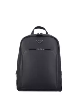 Рюкзак с логотипом Prada, черный