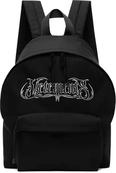 Рюкзак с металлическим логотипом VETEMENTS