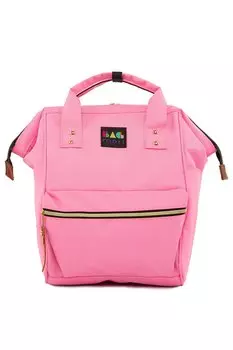 Рюкзак с металлическими полями Bagmori, розовый