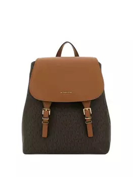 Рюкзак с монограммным принтом Michael Michael Kors, коричневый