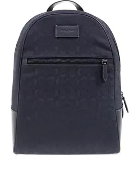 Рюкзак с монограммой Тео Coach, синий