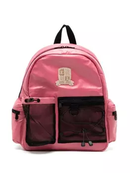 Рюкзак с нашивками Emporio Armani Kids, розовый