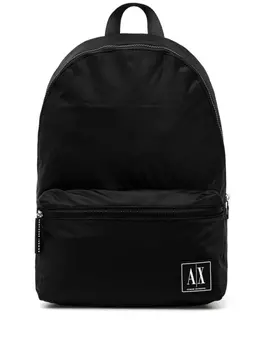 Рюкзак с нашивкой-логотипом Armani Exchange, черный