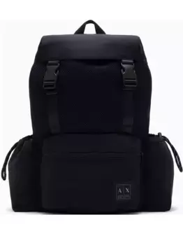 Рюкзак с нашивкой-логотипом Armani Exchange, синий