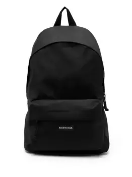 Рюкзак с нашивкой-логотипом BALENCIAGA, черный