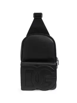 Рюкзак с одной лямкой DOLCE & GABBANA, черный