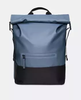 Рюкзак с откидной крышкой и боковыми застежками с быстрой пряжкой Trail Rolltop Backpack Rains, цвет Azuln