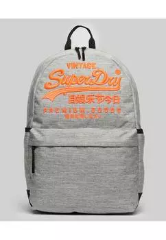 Рюкзак с принтом на молнии Superdry, серый