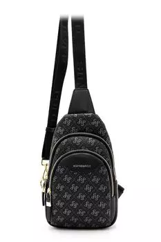 Рюкзак с принтом Silver&Polo, черный