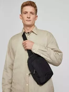 Рюкзак с пришитыми этикетками модель 'JOURNEY SLING' camel active, черный