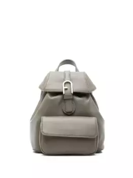 Рюкзак с пряжкой-логотипом Furla, зеленый
