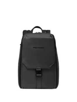 Рюкзак с тиснением логотипа PIQUADRO, черный