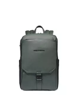 Рюкзак с тиснением логотипа PIQUADRO, зеленый