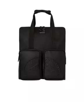 Рюкзак с тиснением Sprayground, черный