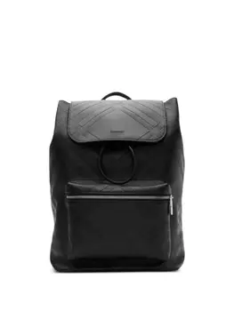 Рюкзак с тисненой клеткой Burberry, черный