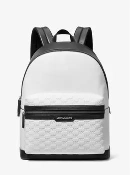 Рюкзак с тисненым логотипом Cooper Michael Kors, белый