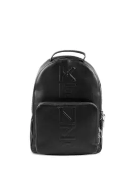 Рюкзак с тисненым логотипом Kenzo, черный