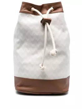 Рюкзак с узором шеврон Eleventy, нейтральный