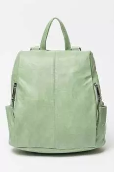 Рюкзак с внешними карманами Francesca Rossi, зеленый