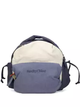 Рюкзак с вышитым логотипом See by Chlo, синий